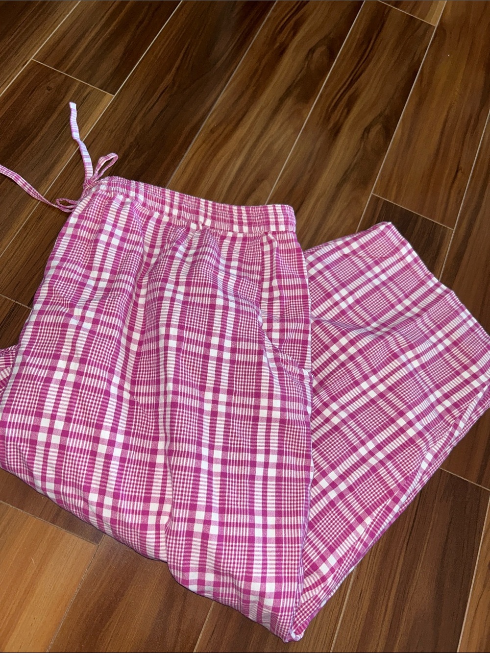 3X 100% cotton CW Classics plaid Capri pants with pockets
